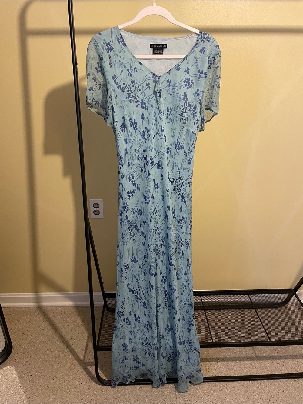 Vintage Silk Laura Ashley Dress